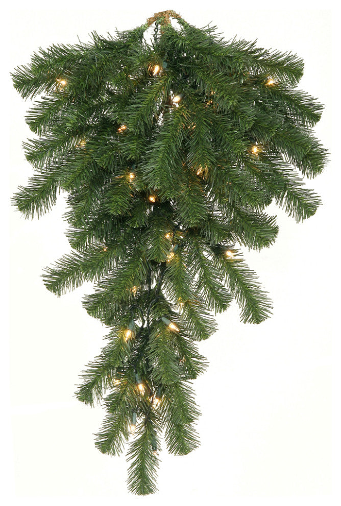 Vickerman Douglas Fir Teardrop, Clear Lights, 30"