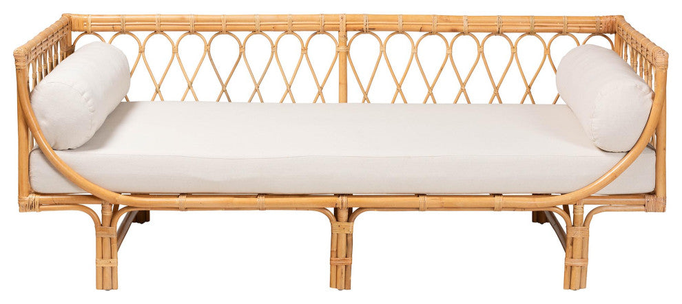Braden Natural Brown Rattan Twin Daybed