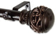 Leon Curtain Rod 1" Od 28-48", Bronze