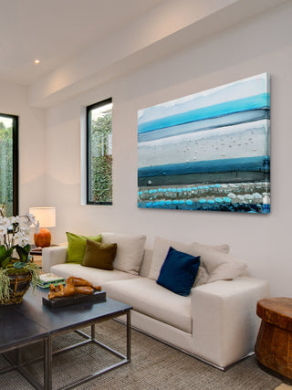 "Spiagga" Fine Art Canvas Print, 36"x24"