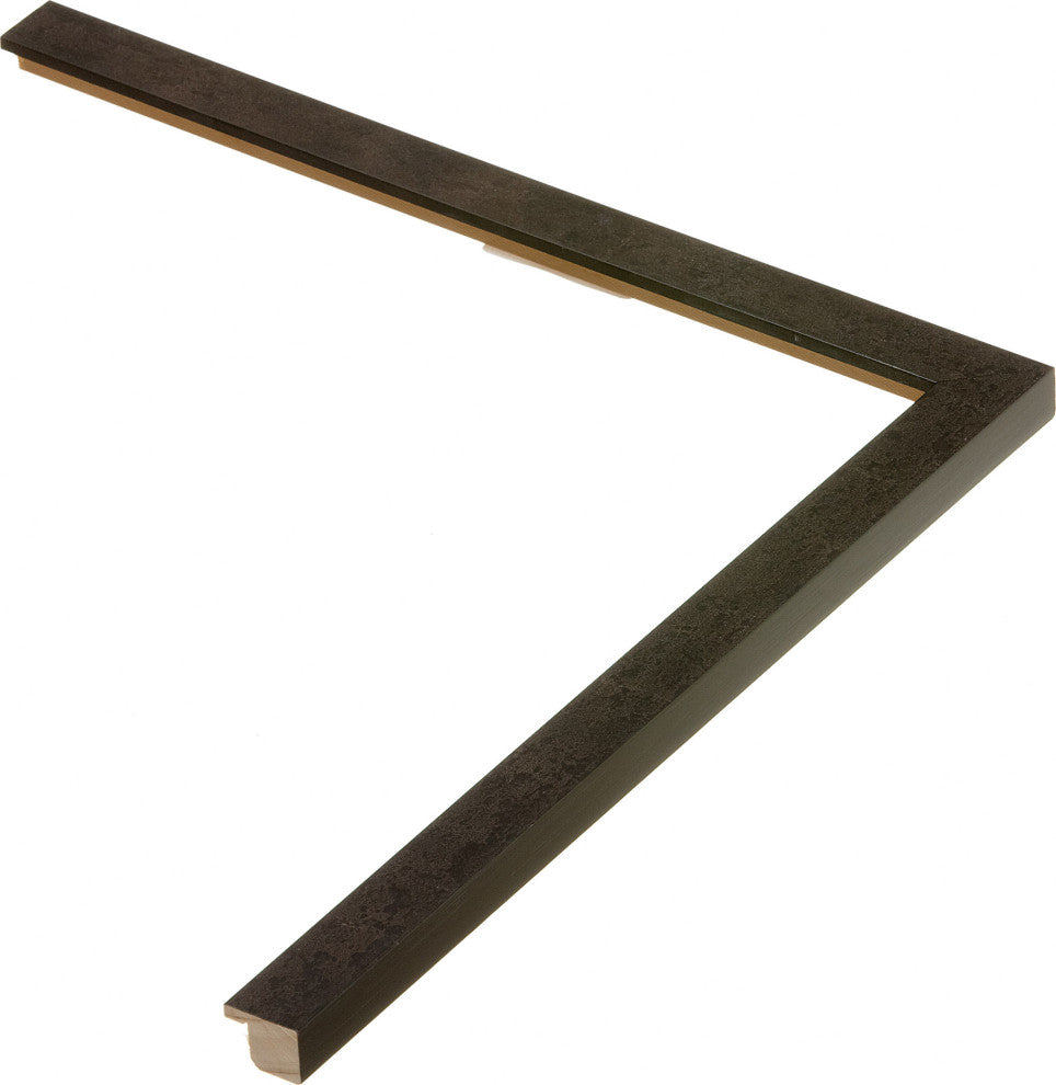 Textured Charcoal Picture Frame, 3/4", Easle Back, Modern, 8 x 10