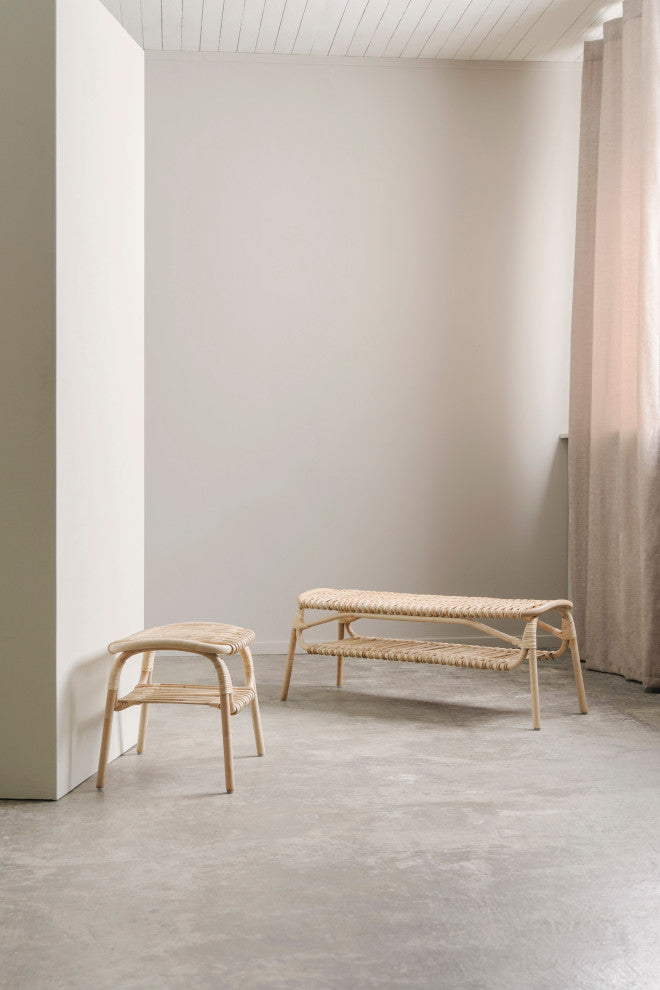 Machiya Bench by Jin Kuramoto, Natural Finish