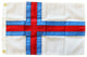 Faroe Islands, 12"x18" Nylon Flag