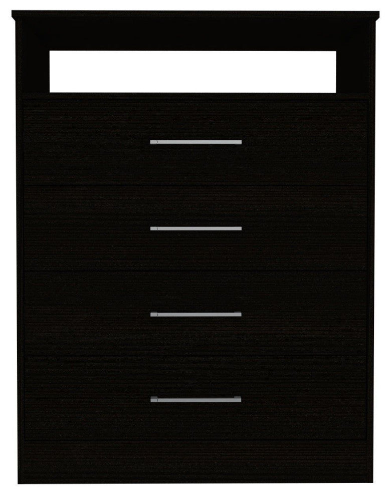 Mullen 2-Piece Bedroom Set, Black/Pine