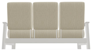 Leeward Deep Seat 3-Seat Outdoor Sofa, Huskie/Snow