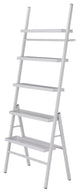 Bookcase Wall Shelf Rack, Steel Metal, Gray, Lounge Cafe Lobby Hospitality
