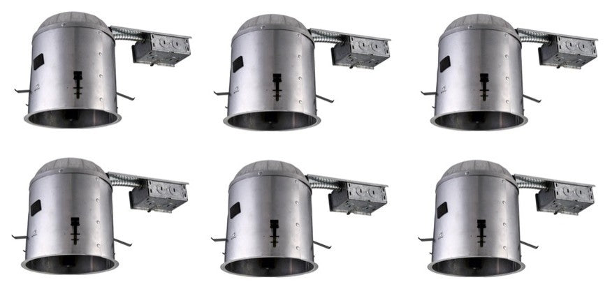 Elitco Lighting Tc6R-E26-6Pk Primo Recessed: Housing