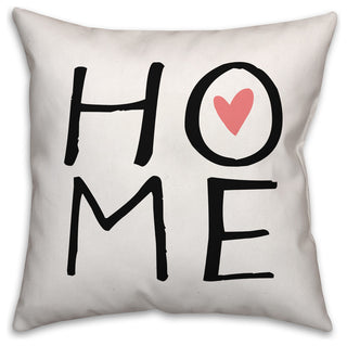 Home 18x18 Throw Pillow