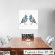 "Blue Birds Artprint" by Cat Coquillette, 18x18x1.5