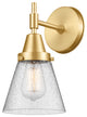 Innovations 447-1W-SG-G64-LED 1-Light Sconce, Satin Gold