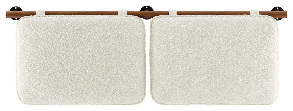 Anela Wall-Mounted Chenille Upholstered King Size Headboard