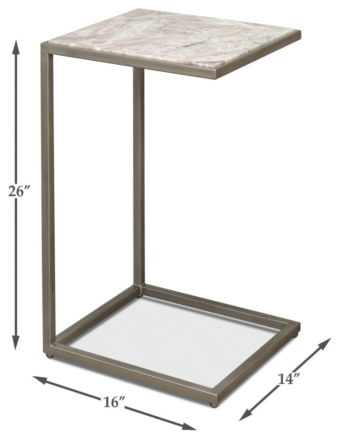 Laptop Table Marble Top