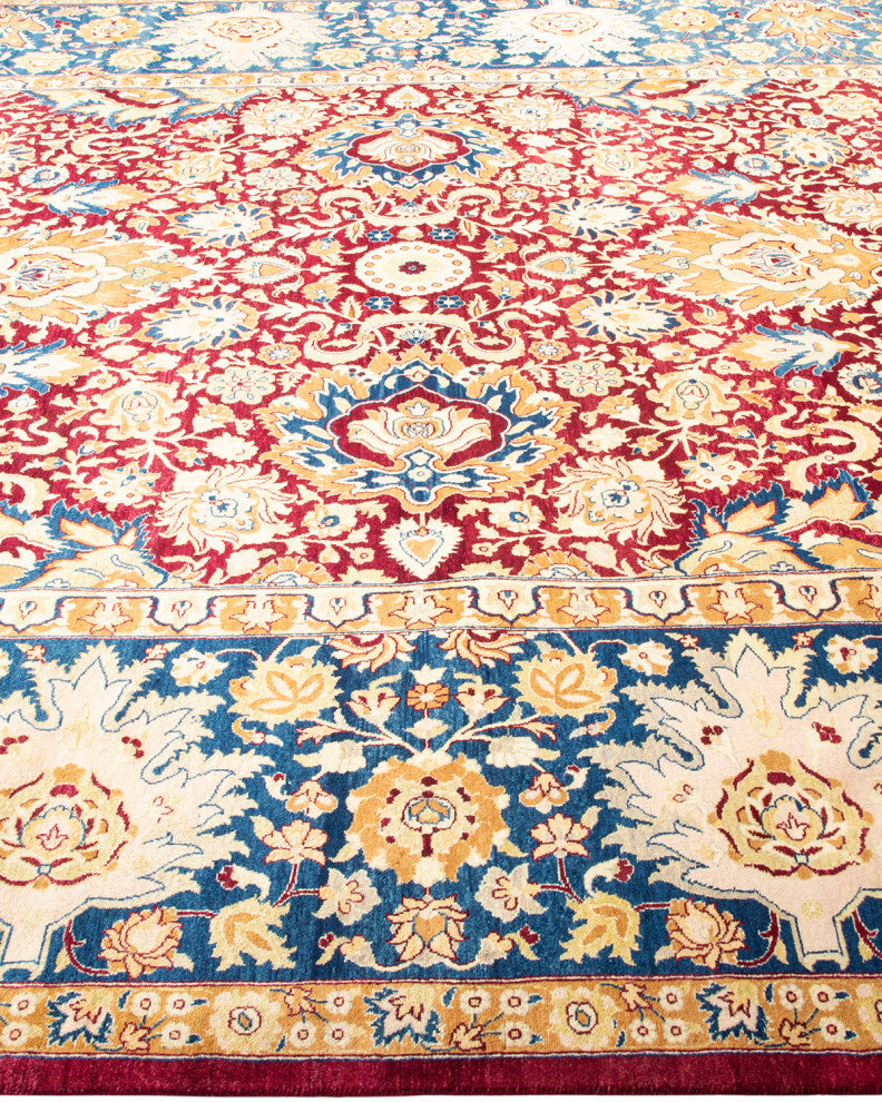 Mogul, One-of-a-Kind Hand-Knotted Area Rug Red, 8' 0" x 10' 1"