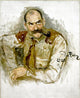 Ilia Efimovich Repin Portrait of A. Gallen-Kallela Gallery Wrapped Canvas Print
