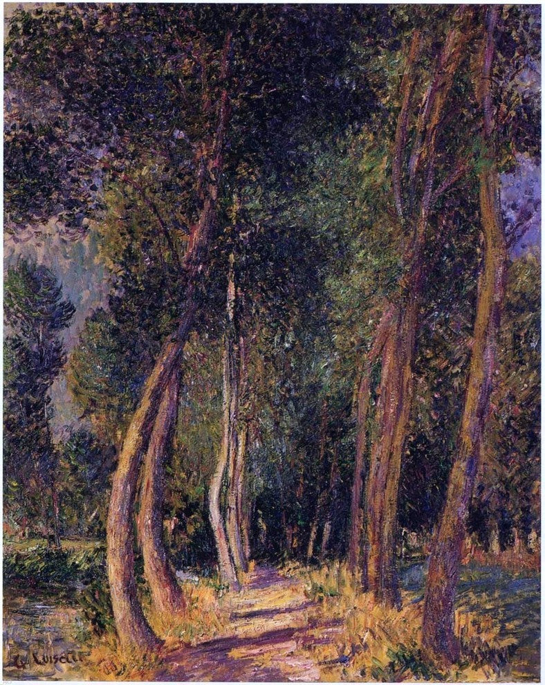 Gustave Loiseau In the Woods Premium Canvas Print