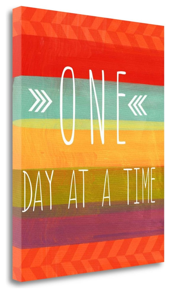 "One Day" By Linda Woods, Giclee Print on Gallery Wrap Canvas, Ready to Hang