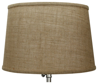 Fenchel Shades, 13"x15"x10" Spider Attachment Lamp Shade, Burlap Natural