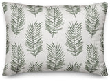 Green Fern Pattern 14x20 Indoor/Outdoor Pillow