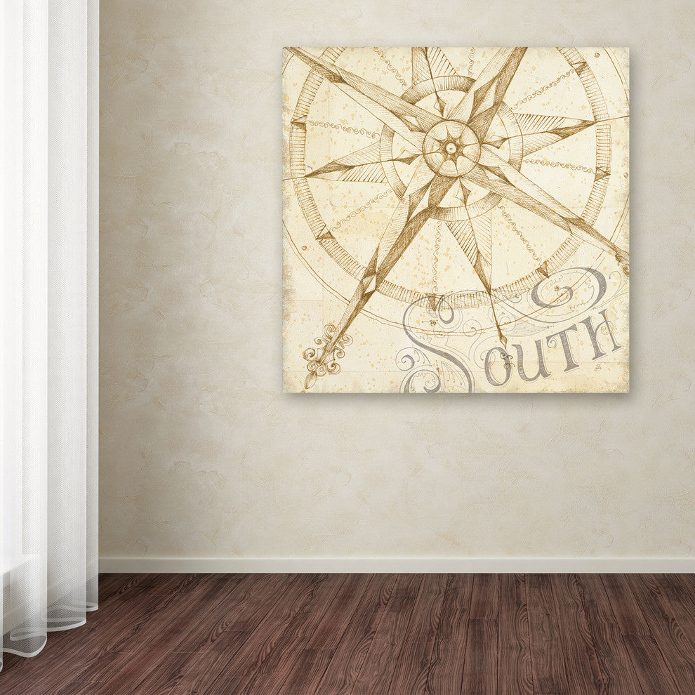 'Coast to Coast Sepia II' Canvas Art by Daphne Brissonnet