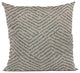 Plutus Blue Maze Chevron Luxury Throw Pillow, 12"x20"