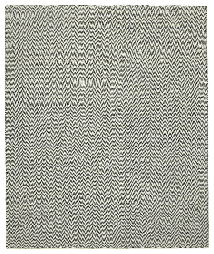 Rug N Carpet - Hand-knotted Modern Design 8' 1'' x 10' 0'' Flatweave Kilim Rug