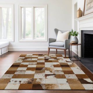 Addison Premium Washable Mayfield AMF105 Browns 3' x 5' Rug