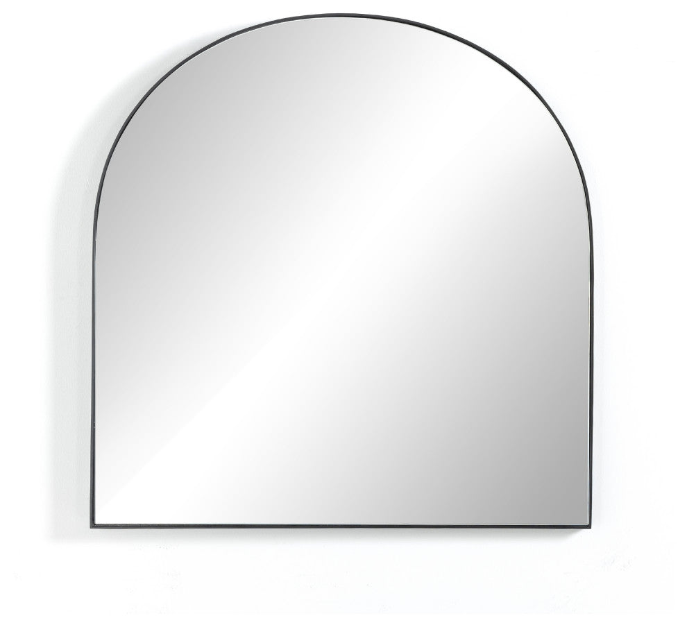 Georgina Wide Mirror-Iron Matte Black