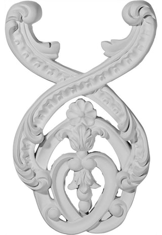 8"W x 12 1/8"H x 1"P Pesaro Center Onlay