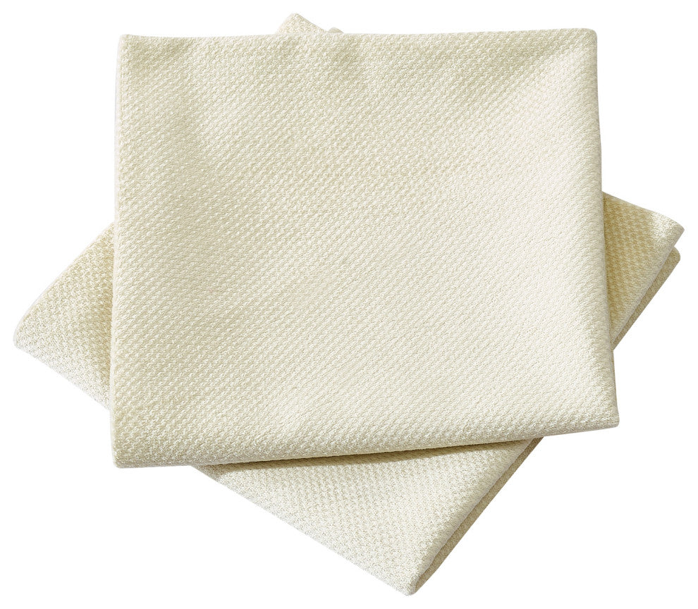 Milliken Plush Pillow Shell 2 Piece Set, Angora, 20" X 20"