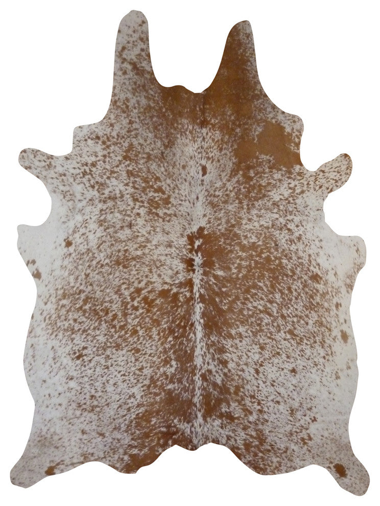 Cowhide Rug Salt and Pepper Brown
