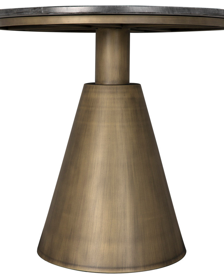 Santosha Side Table With Stone Top