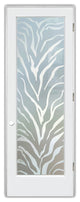 Interior Prehung Door or Interior Slab Door - Tiger Stripes - Primed - 28" x...