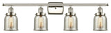 Innovations 916-4W-PN-G58 4-Light Bath Vanity Light, Polished Nickel