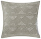 INK+IVY Dec Pillow With Embroidery, Taupe