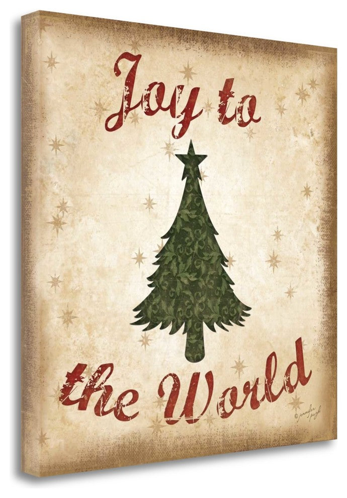 "Joy To The World" By Jennifer Pugh, Giclee Print on Gallery Wrap Canvas