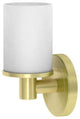 Latitude II Single Sconce, Bright Brushed Brass