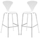 Passage Dining Bar Stool Set of 2 White
