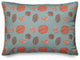 Blue Nut Assortment Throw Pillow