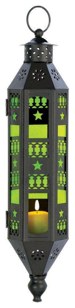 Emerald Serenity Hanging Lamp