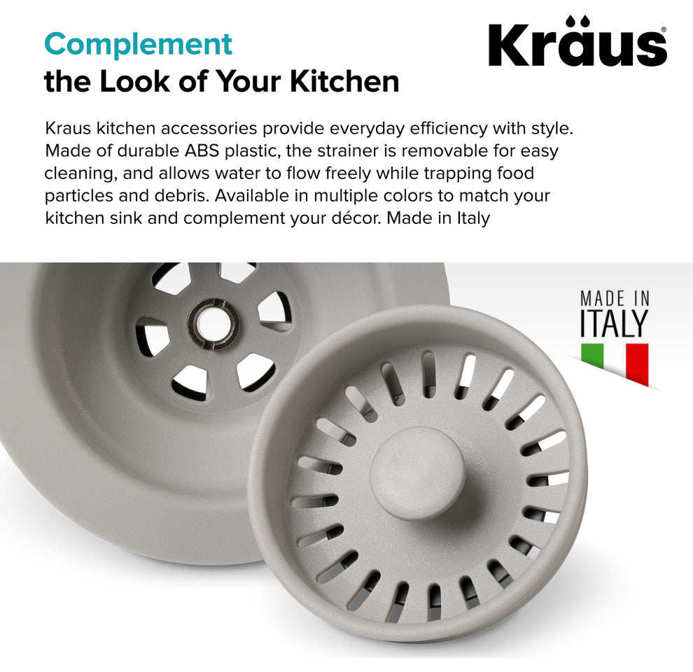 Kitchen Sink Strainer, Grey