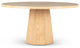 IE Series, Kaia Round Dining Table, White Oak Frame