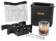 VEVOR Ice Ball Maker Black Round Silicon Ice Cube Ball Maker Tray 2 Large Sphere