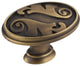 Jeffrey Alexander Regency Cabinet Knob, Antique Brushed Satin Brass