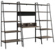 3-Piece Home Office Wood Desk Set - Grey Wash