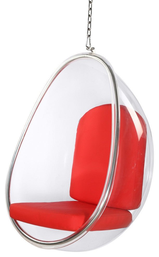 Modern Classics Balloon Hanging Chair, Red