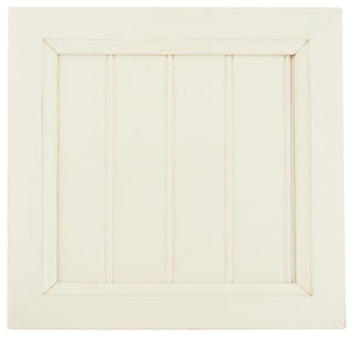 West Winds 27" Open Curio Bookcase, Drawer, Soft White, Caribbean Rum