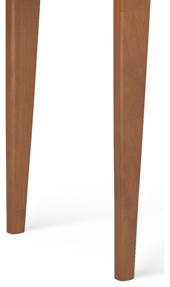 Harper Solid Hardwood Console Sofa Table, Teak Brown