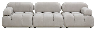 Marcel 109.5" Modular Sofa, Pebble Gray Corduroy