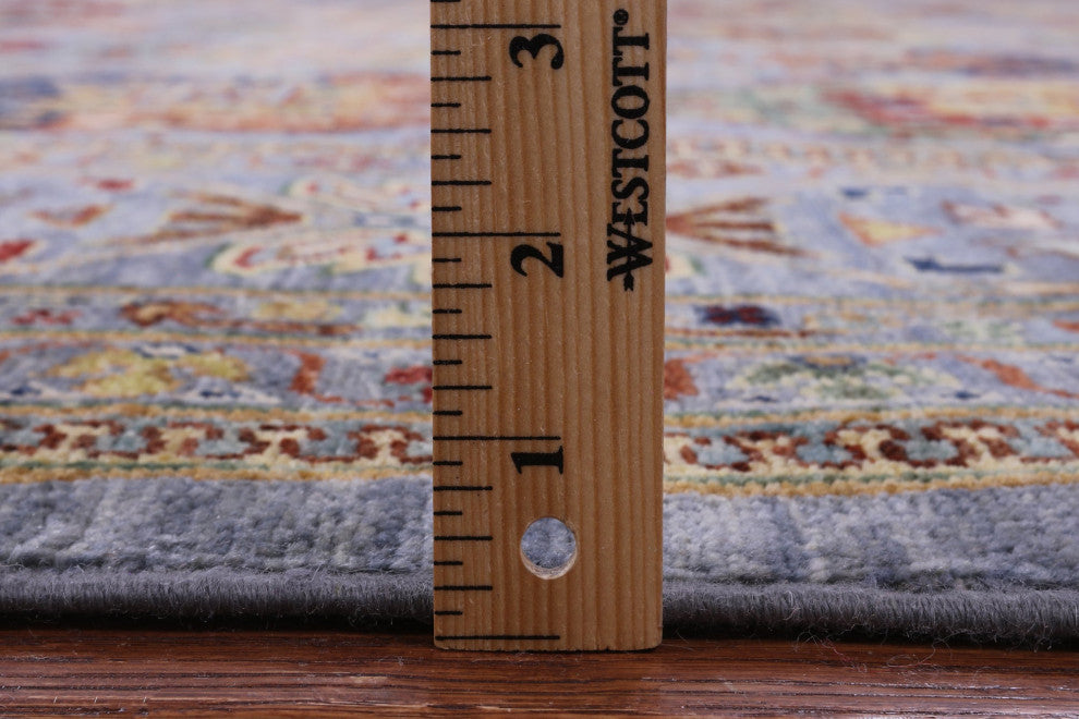Handmade Fine Turkmen Wool Rug 10' 1" X 13' 9" - Q15635