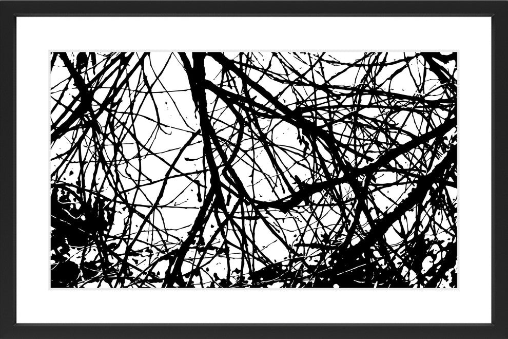 "Branches Entwined" Framed Painting Print, 36"x24"